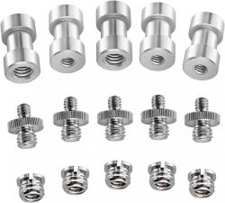 NEEWER 3x5db Fotós Csavaros átalakító adapter - 1/4" 3/8" csavarkészlet (15db) (10086898)
