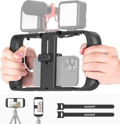 Neewer A104 Okostelefon Video Rig - Vlogging Mobil stabilizátor-markolat (10101508)