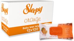 Sleepy Orange, servetele umede bebe, 12 pachete x 120, 1440 buc (13319)