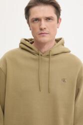 Calvin Klein pamut melegítőfelső férfi, sima, kapucnis, J30J326748 - zöld S