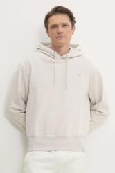 Calvin Klein pamut melegítőfelső bézs, férfi, sima, kapucnis, J30J326748 - bézs XXL