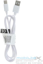  Cable USB A to Type C 2.0 C366 (connector long : 8mm) 1 m white