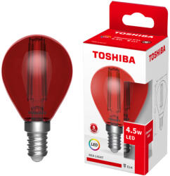 Toshiba E14 G45 4, 5 W piros izzószálas LED izzó TOSHIBA (TOSLIG2080)