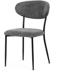 Artium Étkezőszék, szürke szövet, fekete fém lábak (CT-W1021_GREY2)