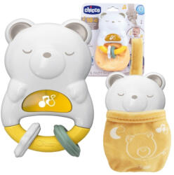 Chicco Day & Night Bear zenélő csörgő és éjszakai fény kiságyjáték 0 hó+ - babastar