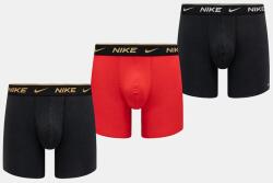 Nike boxeralsó 3 db piros, férfi, 0000KE1007 - fekete M