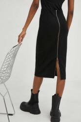 Answear. LAB Answear Lab szoknya fekete, midi, ceruza fazonú - fekete S - answear - 10 990 Ft