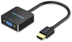 Vention HDMI -> VGA, 0, 15m, (+ Micro USB/F & Audio Port, fekete), konverter (42161) - totalprint