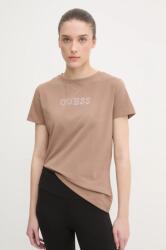 Guess t-shirt BRIANA női, barna, V3BI11 J1314 - barna L