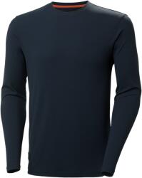 Helly Hansen KENSINGTON HOSSZÚ UJJÚ TECHNIKAI PÓLÓ KEREKNYAKÚ, sötétkék, XL (79329_591-XL)