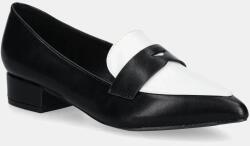 Answear. LAB Answear Lab mokaszin fekete, női, lapos talpú - fekete Női 41 - answear - 10 990 Ft