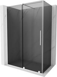 Mexen Velar tolóajtós zuhanykabin 160 x 85 cm, grafit, fehér - 871-160-085-41-20 (871-160-085-41-20)