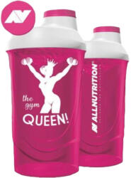 ALLNUTRITION Shaker The Gym Queen 600 ml, áttetsző rózsaszín