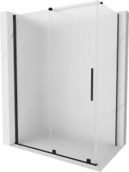 Mexen Velar tolóajtós zuhanykabin 140 x 70 cm, matt, fekete - 871-140-070-31-70 (871-140-070-31-70)