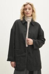 Answear Lab rövid kabát női, szürke, átmeneti, oversize - szürke S/M - answear - 26 990 Ft