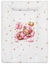 Color Pelenkázó lap Puha, körbe párnázott, rózsaszín pizsamás maci 50 * 70 cm - diaper