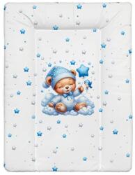 Color Pelenkázó lap Puha, körbe párnázott, kék pizsamás maci 50 * 70 cm - diaper