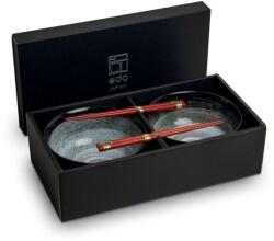 Emro Aziatica Fekete Japán Udon Tál Ajándékkészlet Kuro (Emro)