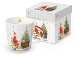 PPD PPD. 360302370 Porcelánbögre 0, 35l, dobozban, Santa Delivery (4021766293242)