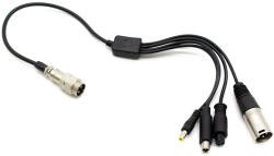  Átalakító adapter (GX16-ról DC5.5mm/DC8mm/XLR/GX12-re)