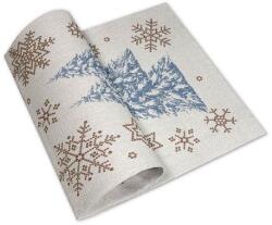Pack Service karácsonyi textilhatású szalvéta 40x40 cm Alpesi repülés, 50 lap/csomag