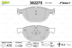 VALEO set placute frana, frana disc VALEO 302275 - automobilus