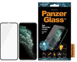 Panzer E2E Super+ iPhone XS Max /11 Pro Max tokbarát antibakteriális fekete képernyővédő fólia