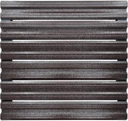 Top Profil Sistem Sipca Metalica Orizontala Pentru Gard Finisaj Structurat Maro Inchis Ral 8019 80 cm (19700)
