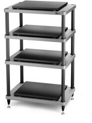 SolidSteel Rack Hi-Fi Solidsteel S5-4 Negru Argintiu, Editie Aniversara 30 Ani
