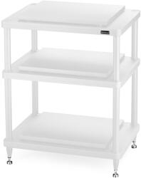 SolidSteel Rack Hi-Fi Solidsteel S5-3 Alb, 3 Polite, Seria Advanced