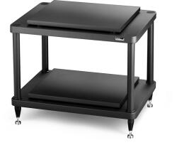 SolidSteel Rack Hi-Fi Solidsteel S5-2 Negru, 2 Polite, Seria Advanced