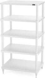 SolidSteel Rack Hi-Fi Solidsteel S3-5 Alb, 5 Polite