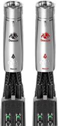 AudioQuest Cablu interconect XLR AudioQuest DRAGON, Level 7 noise Dissipation with Graphene, Solid PSS+, DBS X Level 0.75m