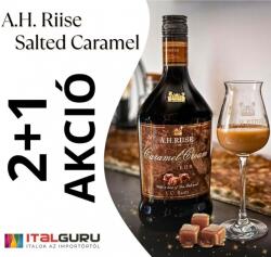 A.H. Riise Salted Caramel - krémlikőr, tengeri sóval 17% AKCIÓS CSOMAG: 2+1 (3 * 0, 7 L)