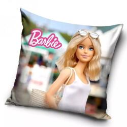 Carbotex Barbie: Stílusos párnahuzat, poliészter - 40 x 40 cm (BARB224009-VEL-PO) - jateknet