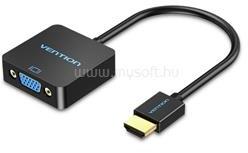 Vention HDMI -> VGA, 0, 15m + Micro USB/F és Audio Port konverter (fekete) (VENTION_42161) (VENTION_42161)