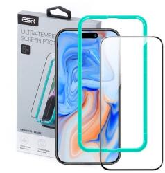 ESR Apple iPhone 15 Plus armorite képernyővédő üveg (2.5d, 9h + segédkeret) fekete (GP-149612)