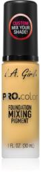 L. A. Girl Cosmetics PRO. Color sminkalap a make-up alá egységesíti a bőrszín tónusait árnyalat Yellow 30 ml