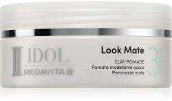 Medavita IDOL Look Mate Clay Pomade Formázó paszta extra erős rögzítéshez 100 ml