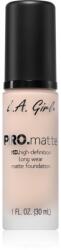 L. A. Girl Cosmetics PRO. Matte HD дълготраен фон дьо тен с матиращ ефект цвят Ivory 30ml