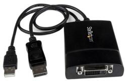 StarTech StarTech. com DP2DVID2 video átalakító kábel 0, 37 M DisplayPort DVI-D Fekete (DP2DVID2)