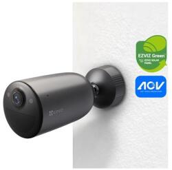 EZVIZ EB3 4G akkumulátoros kültéri kamera, 2K, 5200mAh, alakérzékelés, színes éjszakai látás, kétirányú beszéd, 512GB