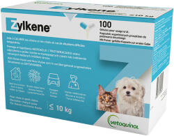 Vétoquinol 2x100db Zylkene kapszula (< 10 kg) 75 mg étrend-kiegészítő kutyáknak, macskáknak