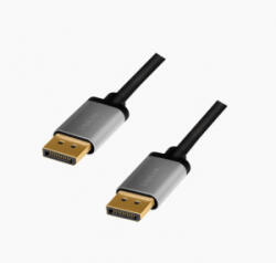 LogiLink DisplayPort kábel DP/M-DP/M 4K/60 Hz 3m alu (CDA0102) (CDA0102)