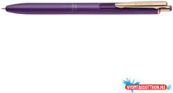 Zebra Zseléstoll 0, 5mm, exkluzív gravírozható lila fém test, új klipsz Zebra Grand Sarasa, írásszín kék (58880) - nyomtassotthon