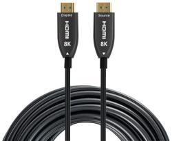 Nexio Cablu HDMI prin fibra optica, AOC, V2.1, tata-tata, 8K@60hz, HDCP 2.2, EDID, 15M, Nexio NX-VN-HD66-15M (NX-VN-HD66-15M)