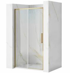 Rea Paravan de dus tip Walk-in Rea Rapid Slide 110x195 cm profil auriu periat (REA-K4708)