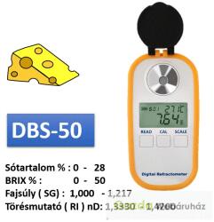  DBS-50 digitális refraktométer sótartalom mérésére