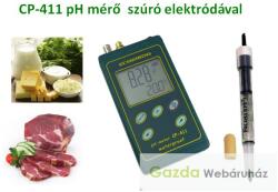 LABORNITE CP-411 pH-mérő IJ-44C elektródával - megbízható mérés sajtban, húsban, lekvárban is