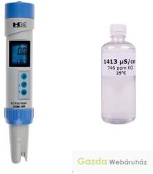 LABORNITE COM-100 prémium EC/TDS/hőmérséklet mérő - vízhatlan, digitálisan kalibrálható, nagy pontosságú
